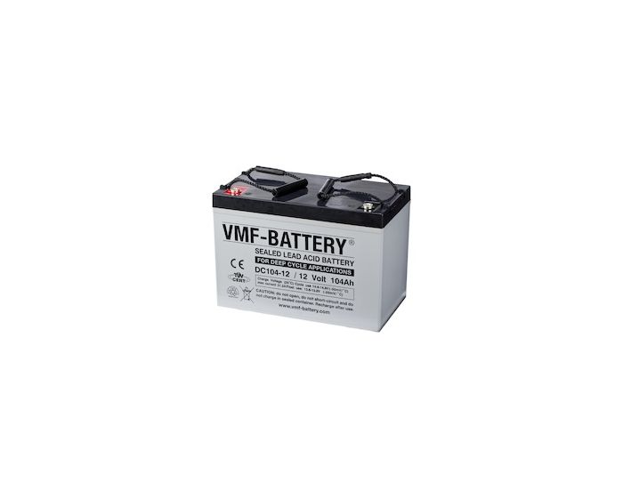 VMF 104Ah AGM Deep Cycle accu DC104-12