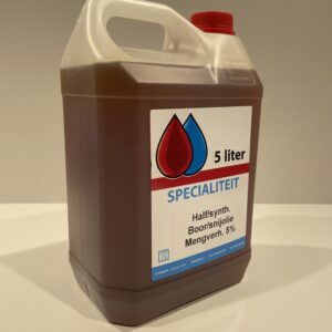 Boor-Snijolie mengverhouding 5% 5 Liter